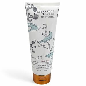 Library of Flowers Perfumed Shower Gel True Vanilla Margot Elena 8 oz 236 ml